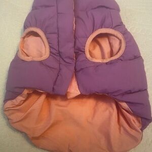 Purple and Orange Pet Jacket